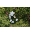 Salon de jardin modulable luxe design en aluminium 7 places - ELYO XL